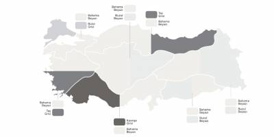 Türkiye'nin Renk Haritası Çıkarıldı!