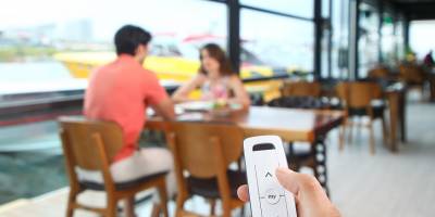 Somfy Motorlu Pergola Sistemleri Tek Dokunuşla Açılıp Kapanıyor