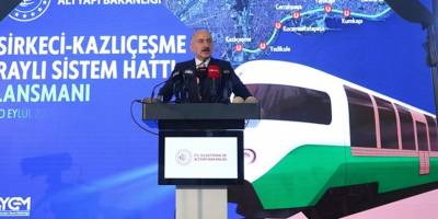 Sirkeci-Kazlıçeşme Raylı Sistem Hattı 2023'te Tamamlanacak