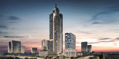 Orta Asya'nın En Yüksek Binasına Türk İmzası