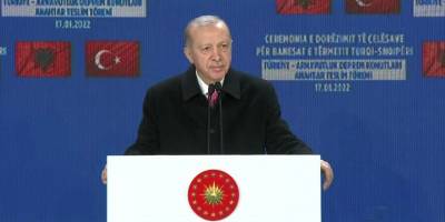 Cumhurbaşkanı Erdoğan, Arnavutluk’ta İnşa Edilen Deprem Konutların Teslim Törenine Katıldı