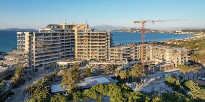 Swissotel Residences Çeşme Projesinin Kaba İnşaatı Bitti