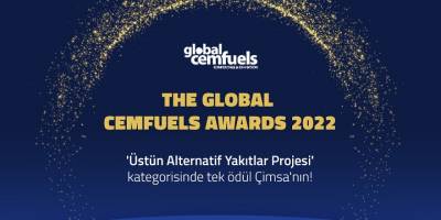 Çimsa, "Üstün Alternatif Yakıtlar Projesi" Kategorisinde Ödül Almaya Hak Kazandı