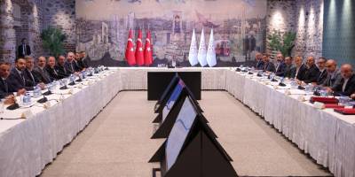 Bakan Nebati İnşaat Sektörü Temsilcileriyle Görüştü