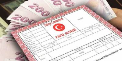 Tapu Masrafları Arttı!