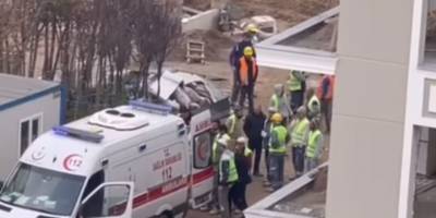 İzmir'de İnşaat İşçisi İskeleden Düşerek Hayatını Kaybetti