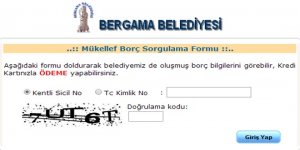 Bergama Belediyesi emlak vergisi sorgulama? Bergama Belediyesi emlak borcu ödeme? Bergama Belediyesi emlak borcu sorgulama?