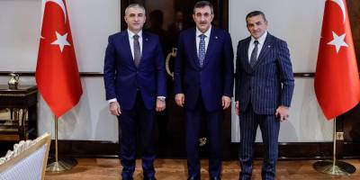 İMKON İnşaat Sektörünün Sorunlarını Cumhurbaşkanı Yardımcısı Yılmaz'a İletti