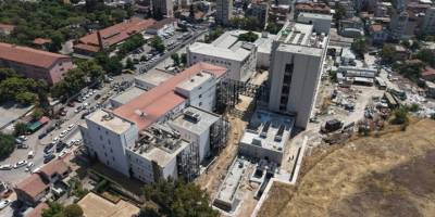 549 Milyon Liralık Yatırımla Yapılan Eşrefpaşa Hastanesi Ek Binasında Sona Doğru