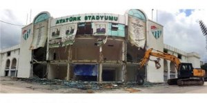 Bursa Atatürk Stadyumu'nda Yıkım Başladı!