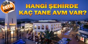 Hangi şehirde kaç tane AVM var?