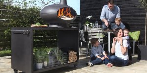 Bahçeler İçin Üçü Bir Arada: Soba, Fırın ve Barbekü